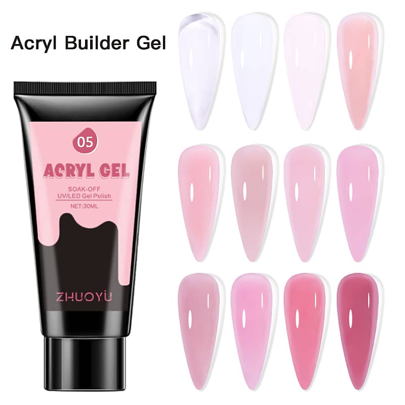 12-Color Poly Gel Collection | OEM/ODM Private Label Nail Extension Gel